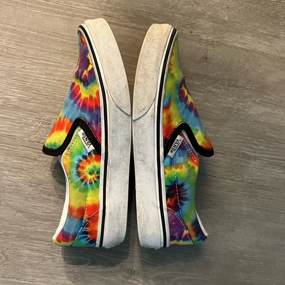 Tie Dye Kids Size 2 Vans - Picture 6 of 7